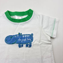 Load image into Gallery viewer, Boys Target, cotton t-shirt / top, hippo, GUC, size 00,  