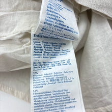 Load image into Gallery viewer, Girls Obaibi, cotton lined linen / cotton blend metallic dress, EUC, size 00, L: 38cm
