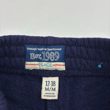 Load image into Gallery viewer, Boys The Place, navy fleece lined track / sweat pants, EUC, size 1,  