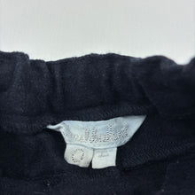 Load image into Gallery viewer, Girls Fresh Baked, dark navy 100% wool skirt, adjustable, L: 25cm, GUC, size 0,  