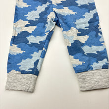 Load image into Gallery viewer, Boys Sprout, blue camo print leggings / bottoms, EUC, size 000,  
