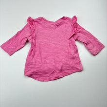 Load image into Gallery viewer, Girls Dymples, pink cotton long sleeve top,birds, GUC, size 00,  