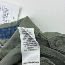 Load image into Gallery viewer, Boys Target, khaki cotton long sleeve shirt, NEW, size 1,  