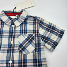 Load image into Gallery viewer, Boys Name It, checked cotton short sleeve shirt, NEW, size 2,  