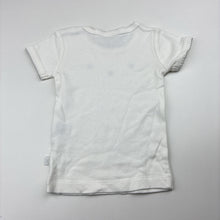 Load image into Gallery viewer, Girls Marquise, white cotton t-shirt / top, stars, EUC, size 000,  