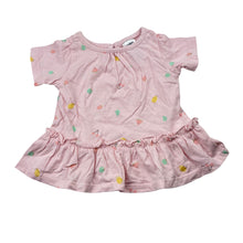 Load image into Gallery viewer, Girls Anko, pink cotton tee / top, EUC, size 000,  