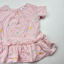 Load image into Gallery viewer, Girls Anko, pink cotton tee / top, EUC, size 000,  