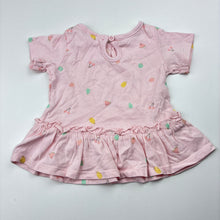 Load image into Gallery viewer, Girls Anko, pink cotton tee / top, EUC, size 000,  