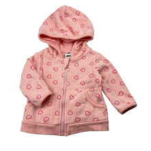 Load image into Gallery viewer, Girls Kids &amp; Co, pink fleece lined zip hoodie sweater, EUC, size 00,  