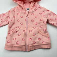 Load image into Gallery viewer, Girls Kids &amp; Co, pink fleece lined zip hoodie sweater, EUC, size 00,  