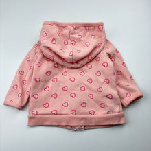 Load image into Gallery viewer, Girls Kids &amp; Co, pink fleece lined zip hoodie sweater, EUC, size 00,  