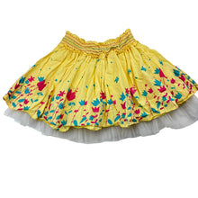 Load image into Gallery viewer, Girls Funky Babe, lined yellow cotton skirt,elasticated, FUC, size 2,  