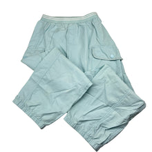 Load image into Gallery viewer, Unisex Kingkow, pale blue lightweight pants, elasticated, Inside leg: 45cm, EUC, size 6,  