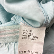 Load image into Gallery viewer, Unisex Kingkow, pale blue lightweight pants, elasticated, Inside leg: 45cm, EUC, size 6,  