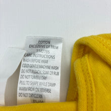 Load image into Gallery viewer, Boys Dymples, yellow cotton bodysuit / romper, FUC, size 000,  