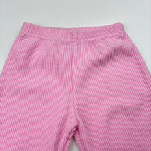 Load image into Gallery viewer, Girls Dymples, pink ribbed pants / bottoms, GUC, size 000,  