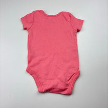 Load image into Gallery viewer, Girls Carters, pink cotton bodysuit / romper,butterflies, GUC, size 3 months,  