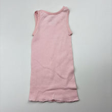 Load image into Gallery viewer, Girls Target, pink ribbed cotton singlet top, GUC, size 000,  