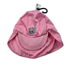 Load image into Gallery viewer, Girls B&amp;L, pink cotton legionnaires hat, cat, NEW, size 1-2,  