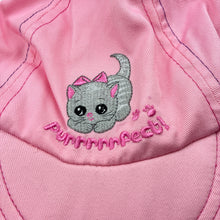 Load image into Gallery viewer, Girls B&amp;L, pink cotton legionnaires hat, cat, NEW, size 1-2,  