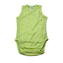 Load image into Gallery viewer, Unisex Uniqlo, green lightweight cotton bodysuit / romper, EUC, size 000,  