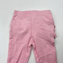 Load image into Gallery viewer, Girls Dymples, pink stretchy ruffle leggings / bottoms, EUC, size 000,  
