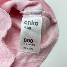 Load image into Gallery viewer, Girls Anko, pink cotton singlet top,rabbit, FUC, size 000,  