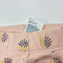 Load image into Gallery viewer, Girls Anko, pink cotton leggings / bottoms, EUC, size 00000,  