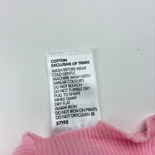 Load image into Gallery viewer, Girls Big Softies, pink ribbed cotton singlet top, GUC, size 000,  