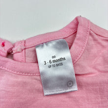 Load image into Gallery viewer, Girls Target, pink cotton t-shirt / top,sequin fish, EUC, size 00,  
