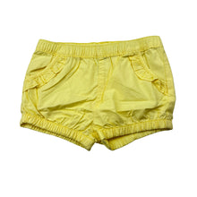 Load image into Gallery viewer, Girls Anko, yellow lightweight cotton shorts,elasticated, EUC, size 0,  