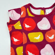 Load image into Gallery viewer, Girls Baby Charlie &amp; Me, colourful casual dress,birds, GUC, size 00, L: 36cm