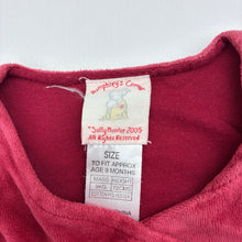 Load image into Gallery viewer, Girls Humphrey's Corner, vintage, lined embroidered velour dress, GUC, size 0, L: 42cm