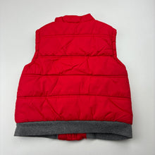 Load image into Gallery viewer, Boys Target, red puffer vest / sleeveless jacket, GUC, size 1,  