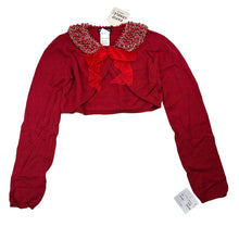 Load image into Gallery viewer, Girls David Charles, luxury designer embellished bolero cardigan, NEW, size 10,  
