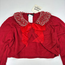 Load image into Gallery viewer, Girls David Charles, luxury designer embellished bolero cardigan, NEW, size 10,  