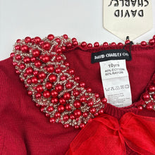 Load image into Gallery viewer, Girls David Charles, luxury designer embellished bolero cardigan, NEW, size 10,  