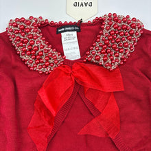 Load image into Gallery viewer, Girls David Charles, luxury designer embellished bolero cardigan, NEW, size 10,  