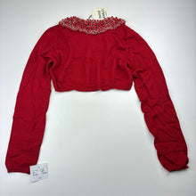 Load image into Gallery viewer, Girls David Charles, luxury designer embellished bolero cardigan, NEW, size 10,  