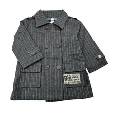 Load image into Gallery viewer, Boys Run Scotty Run, wool blend grey lightweight jacket / coat, EUC, size 1,  