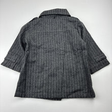Load image into Gallery viewer, Boys Run Scotty Run, wool blend grey lightweight jacket / coat, EUC, size 1,  