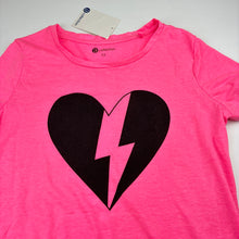 Load image into Gallery viewer, Girls B Collection, soft feel bright pink tee / top, NEW, size 12,  