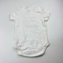 Load image into Gallery viewer, Girls Dymples, white soft cotton bodysuit / romper,flowers, EUC, size 00,  