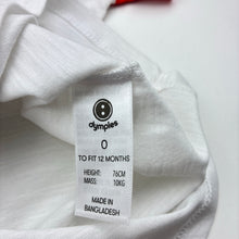 Load image into Gallery viewer, Boys Dymples, lightweight cotton t-shirt / top, crab, EUC, size 0,  