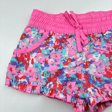 Load image into Gallery viewer, Girls Wave Zone, lightweight board shorts, elasticated, GUC, size 4,  