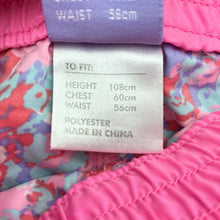 Load image into Gallery viewer, Girls Wave Zone, lightweight board shorts, elasticated, GUC, size 4,  