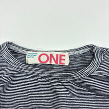 Load image into Gallery viewer, Girls Cotton On, stretchy stripe &amp; floral long sleeve dress, EUC, size 1, L: 41cm