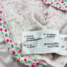 Load image into Gallery viewer, Girls Cotton On, stretchy stripe &amp; floral long sleeve dress, EUC, size 1, L: 41cm
