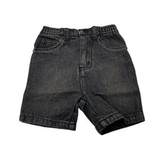 Load image into Gallery viewer, Boys Ecko Unltd, dark denim shorts,elasticated, GUC, size 0,  
