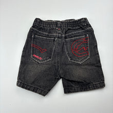 Load image into Gallery viewer, Boys Ecko Unltd, dark denim shorts,elasticated, GUC, size 0,  